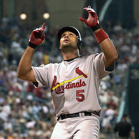 Cardinals 1B Albert PUJOLS was awesome even by his own lofty standards ...